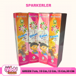 15 CM Colour / Crackling Sparklers (10 Pcs)